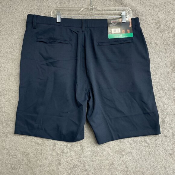 NEW Kirkland Signature Men's Size 38 Navy Shorts Polyester Comfort Waistband - Picture 3 of 7